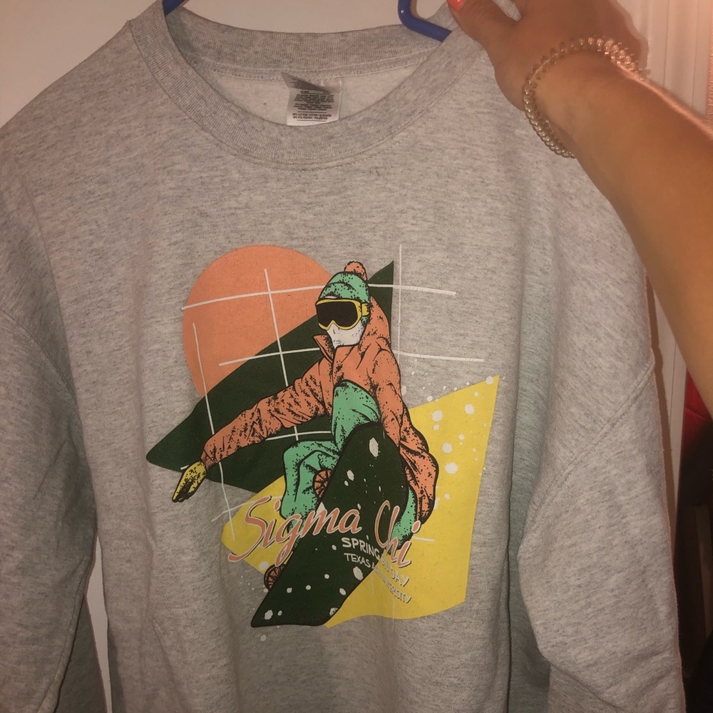 Vintage Texas A&M Sigma Chi bid-day crewneck!